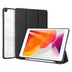 Tablettok iPad 2020 10.2 (iPad 8) - DUX DUCIS TOBY fekete ütésálló tok-1