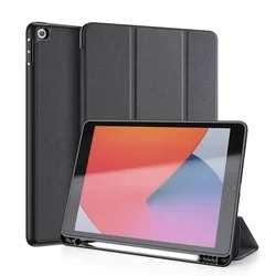 Tablettok iPad 2020 10.2 (iPad 8) - DUX DUCIS DOMO fekete smart case-3