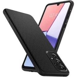 Telefontok Samsung Galaxy A53 5G - SPIGEN Liquid Air matt fekete hátlap tok-2