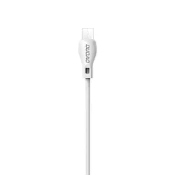 Adatkábel: DUDAO L4- USB / MicroUSB adatkábel, (2,4A) 2m fehér-2
