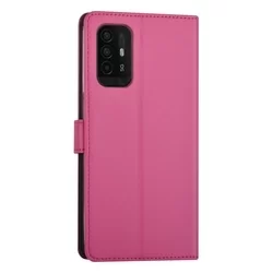 Telefontok Oppo Reno5 Z 5G - Pink ráhajtófüles könyvtok-1