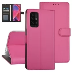 Telefontok Oppo Reno5 Z 5G - Pink ráhajtófüles könyvtok-3