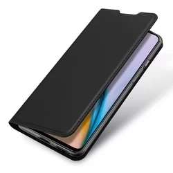 Telefontok OnePlus Nord 2 5G - Dux Ducis fekete flipcover tok-1