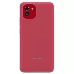 Telefontok Samsung Galaxy A03 (A035F) - átlátszó szilikon tok-1