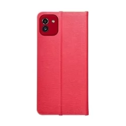 Telefontok Samsung Galaxy A03 (A035F) - Luna Book piros könyvtok-1