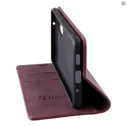 Telefontok Realme C11 (2021) - Tactical Xproof burgundi szilikon keretes mágneses könyvtok-1