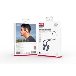 Headset: XO BS28 - kék stereo sport bluetooth headset fülhallgató-1