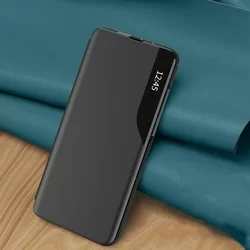 Telefontok Xiaomi Poco X4 GT 5G - Smart View fekete könyvtok-1