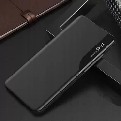 Telefontok Xiaomi Poco X4 GT 5G - Smart View fekete könyvtok-4