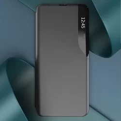 Telefontok Xiaomi Poco X4 GT 5G - Smart View fekete könyvtok-5