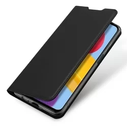 Telefontok Samsung Galaxy M13 (M135) - Dux Ducis fekete flipcover tok-2