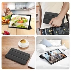 Tablettok Samsung Galaxy Tab A8 10.5 X200 / X205 - DUX DUCIS DOMO fekete smart case-6