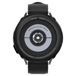 Samsung Galaxy Watch 4 (44 mm) - SPIGEN LIQUID AIR fekete szilikon védőtok-8