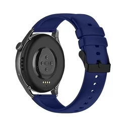 Samsung Galaxy Watch 3 (45 mm) okosóra szíj - Strap One kék szilikon (22 mm)-1