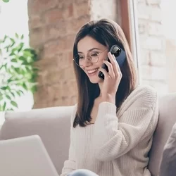 iPhone 14 Pro Telefontok - Dux Ducis Fino kék műanyag tok, szilikon kerettel-5