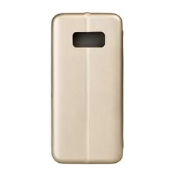 Telefontok SAMSUNG Galaxy J6+ (J6 Plus) - Forcell Elegance kinyitható tok - arany-1
