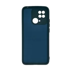 Telefontok Xiaomi Poco C40 - kék szilikon tok-1