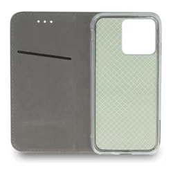 Telefontok Xiaomi Poco C40 - Smart Magnetic zöld szilikon keretes mágneses könyvtok-3