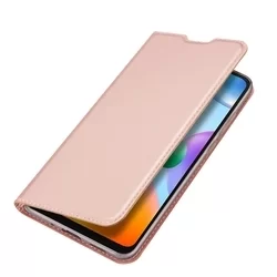 Telefontok Xiaomi Poco C40 - Dux Ducis rose gold flipcover tok-2