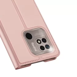 Telefontok Xiaomi Poco C40 - Dux Ducis rose gold flipcover tok-4