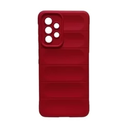 Telefontok Samsung Galaxy A53 5G - Pastel Armor - piros szilikon hátlap tok-2