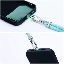 Univerzális Telefontok - tokba helyezhető nyakba akasztó - világos zöld-4