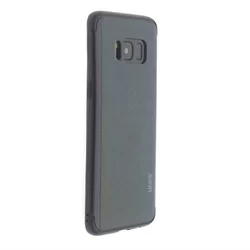 Telefontok UNIQ Szilikon Tok Samsung Galaxy S8+ - Fekete csillogós műanyag hátlaptok (8719273252659)-1