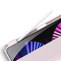 Tablettok iPad Air 4 (2020, 10,9 coll) - DUX DUCIS TOBY pink ütésálló tok ceruza tartóval-4