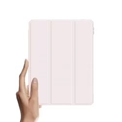 Tablettok iPad Air 4 (2020, 10,9 coll) - DUX DUCIS TOBY pink ütésálló tok ceruza tartóval-6