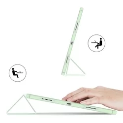 Tablettok iPad Air 4 (2020, 10,9 coll) - DUX DUCIS TOBY zöld ütésálló tok ceruza tartóval-1