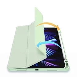 Tablettok iPad Air 4 (2020, 10,9 coll) - DUX DUCIS TOBY zöld ütésálló tok ceruza tartóval-3