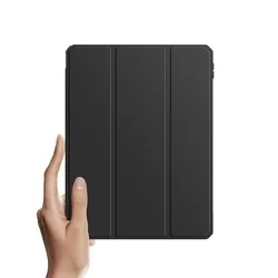 Tablettok iPad Air 4 (2020, 10,9 coll) - DUX DUCIS TOBY fekete ütésálló tok ceruza tartóval-5