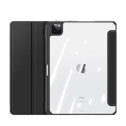 Tablettok iPad Air 5 (2021, 10,9 coll) - DUX DUCIS TOBY fekete ütésálló tok ceruza tartóval-6