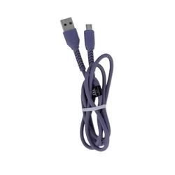 Kábel: Maxlife MXUC-04 - USB / MicroUSB lila kábel 1m, 3A-1