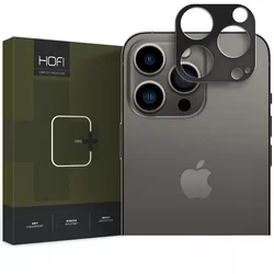 iPhone 14 Pro - HOFI kameravédő keret fekete (A TELJES KAMERASZIGETET FEDI)-2