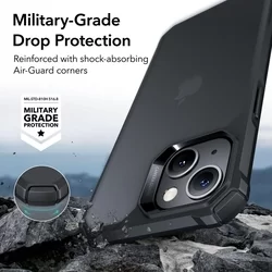 Telefontok iPhone 14 - ESR áttetsző/fekete ütésálló tok-5