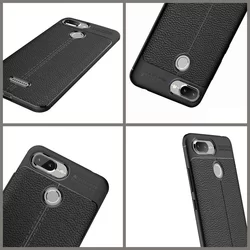 Telefontok Xiaomi Redmi 6 - Licsi Mintás szilikon tok fekete-3