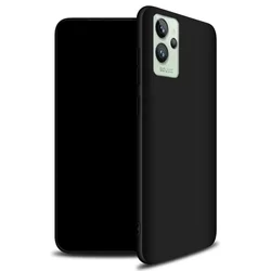 Telefontok Realme GT2 Pro - fekete szilikon hátlap tok-1