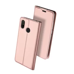 Telefontok Xiaomi Mi A2 Lite / Redmi 6 Pro - Dux Ducis rose gold kinyitható tok-1