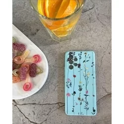 Telefontok Samsung Galaxy A53 5G - Kék virágos kert hátlap tok-1