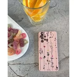 Telefontok Samsung Galaxy A53 5G - Pink virágos kert hátlap tok-1