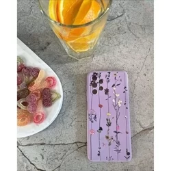 Telefontok Samsung Galaxy A53 5G - Viola virágos kert hátlap tok-1