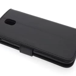 Telefontok Huawei P9 - fekete ráhajtófüles mágneses könyvtok (8719273217191)-1