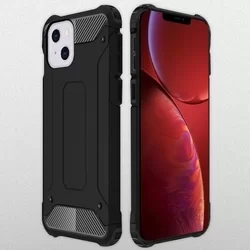 iPhone 14 Plus Telefontok - Defender II fekete ütésálló hátlap tok-1