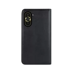 Telefontok Huawei nova 10 - Smart Magnetic fekete szilikon keretes mágneses könyvtok-1