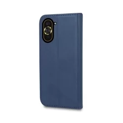 Telefontok Huawei nova 10 - Smart Magnetic kék szilikon keretes mágneses könyvtok-2