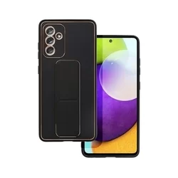 Samsung Galaxy A04s (A047) Telefontok - Forcell Kickstand műbőr hátlap tok, fekete-1