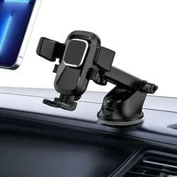 Autós telefontartó: TECH-PROTECT V4 - univerzális, tapadókorongos, teleszkópos , fekete autóstartó-4
