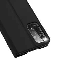 Telefontok Xiaomi Redmi Note 11 Pro / Note 11 Pro 5G - Dux Ducis fekete kinyitható tok-1