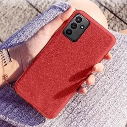 Samsung Galaxy A04s (A047) Telefontok - Piros Shiny tok-3